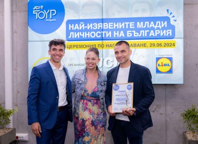 Vladislav Nikolov, Founder of “I Believe and Help,” Recognized Among Bulgaria’s Most Outstanding Young Persons 2024